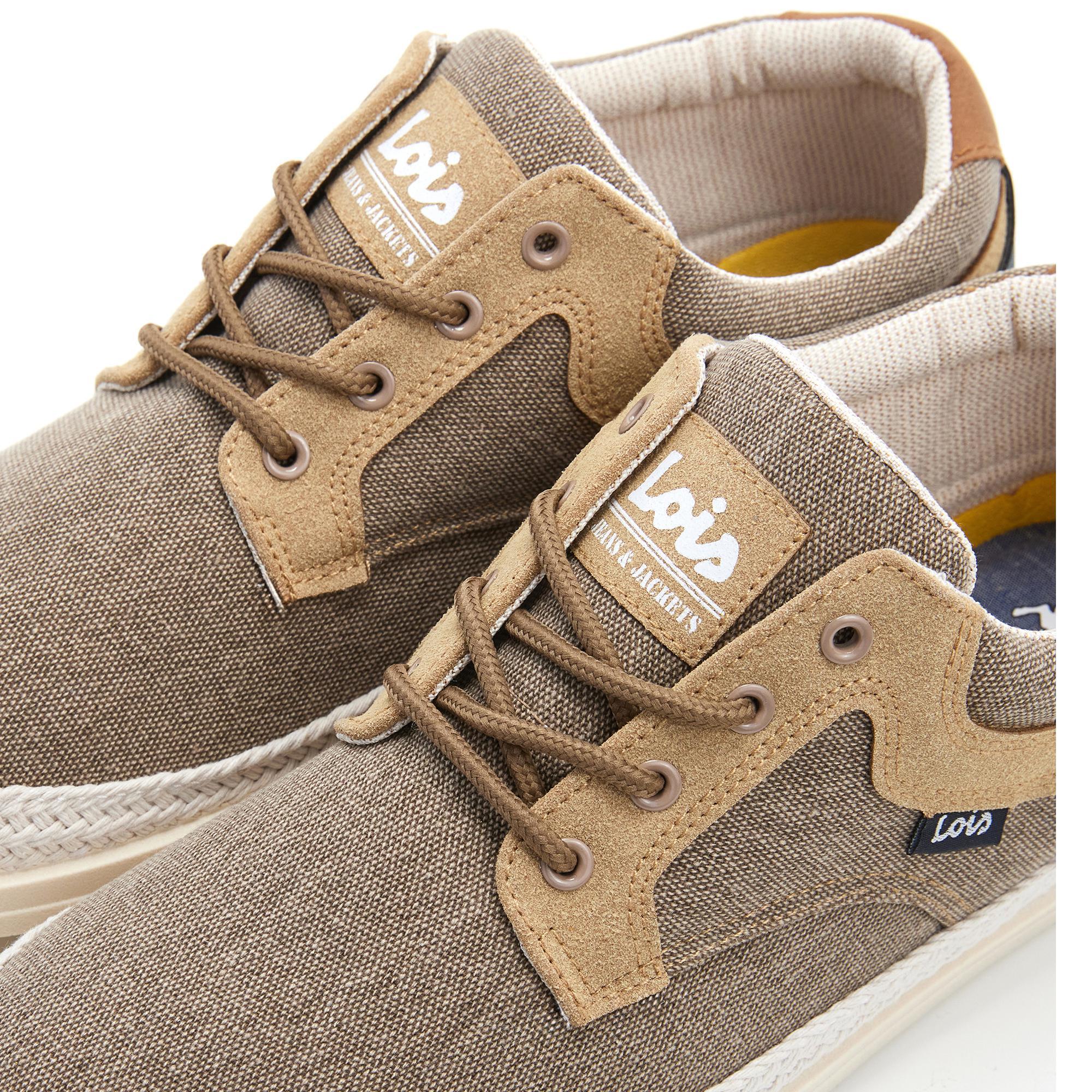 Zapatillas Lois Hombre 61382 Beige 5/5
