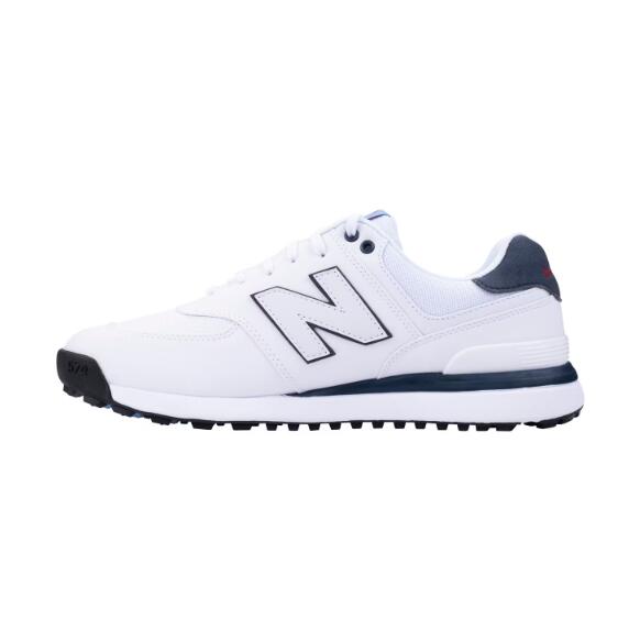 New Balance 574 Greens VS, Heren Golf Schoenen, Wit 3/5
