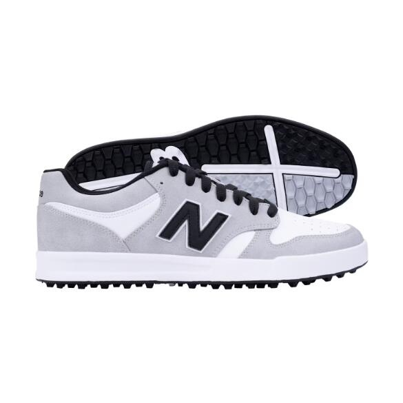 New Balance 480 SL, Sapato de Golfe para Homem, Cinzento/Preto 5/5