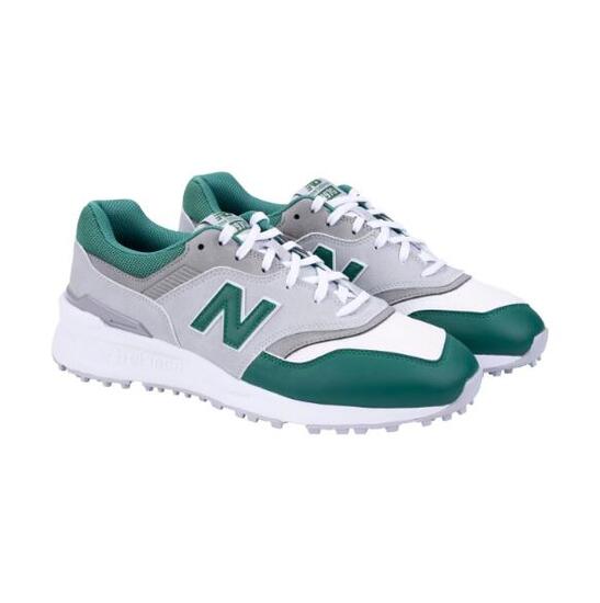 New Balance G 997 SL, Zapatos de Golf Hombre, Blanco/Verde