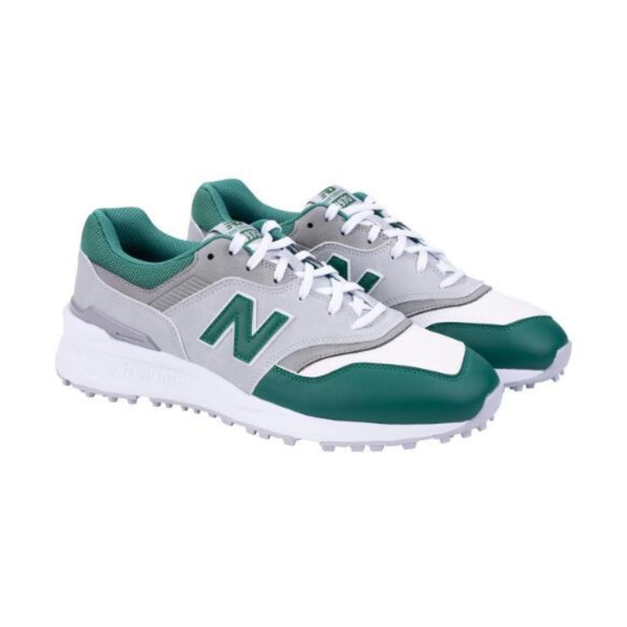 New Balance - New Balance G 997 Sl, Chaussures De Golf Pour Hommes, Blanc/vert - Chaussures De Golf - Blanc|vert - Decathlon