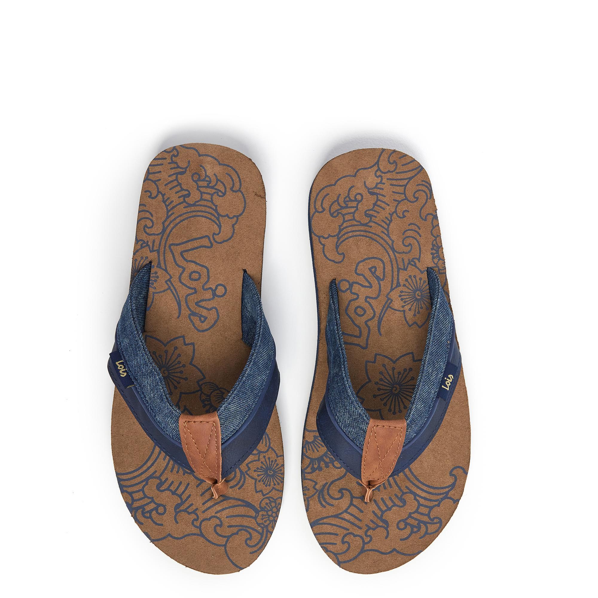 Sandalias Lois Hombre   86110 Azules 4/5