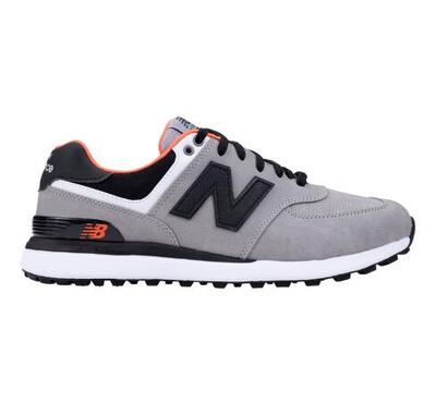 New balance 574 greens vs, heren golf schoenen, grijs/zwart