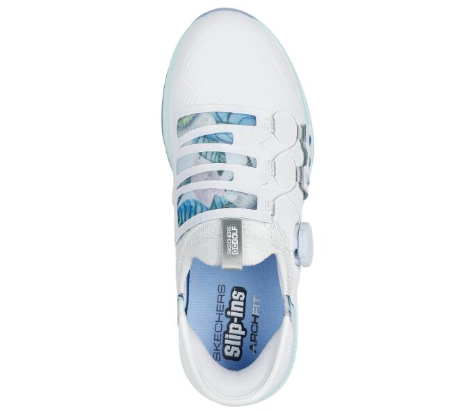 Skechers Go Golf Elite 5 Slip In, Damesschoenen, Wit/Multi 4/5