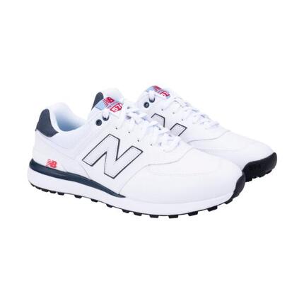 New Balance 574 Greens VS, Zapatos de Golf Hombre, Blanco