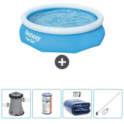 Piscine Gonflable Ronde Fast Set - 305x76 cm + Accessoires CB54