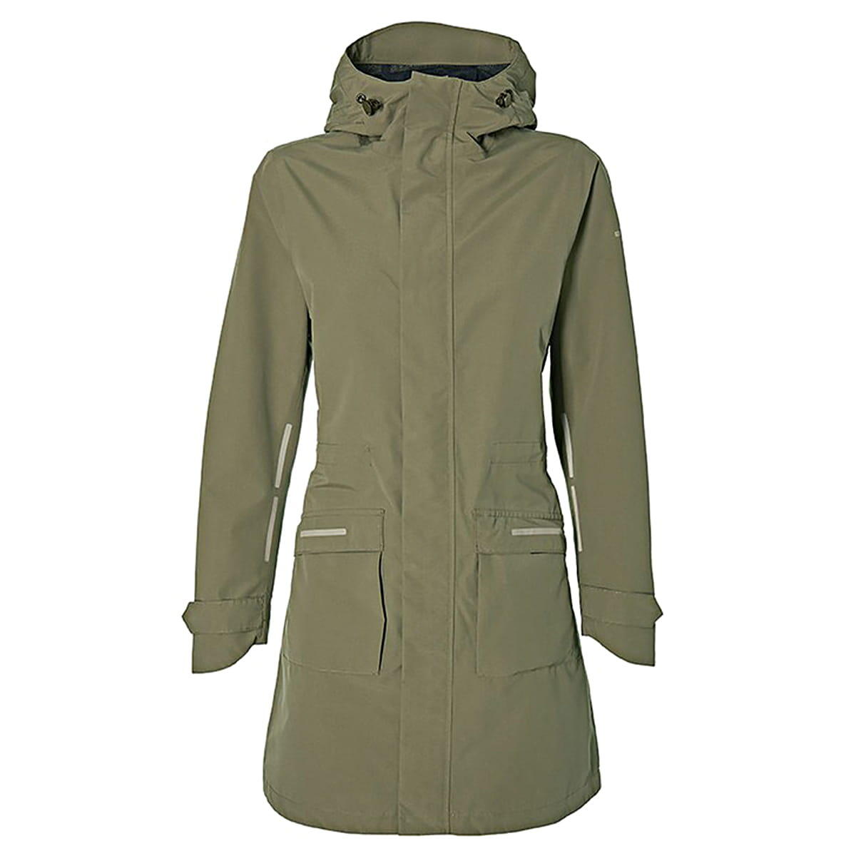 Basil - Veste De Pluie Femme Mosse Rain Parka Ladies Vert - Parka - Noir|vert - 48 Xl - Decathlon