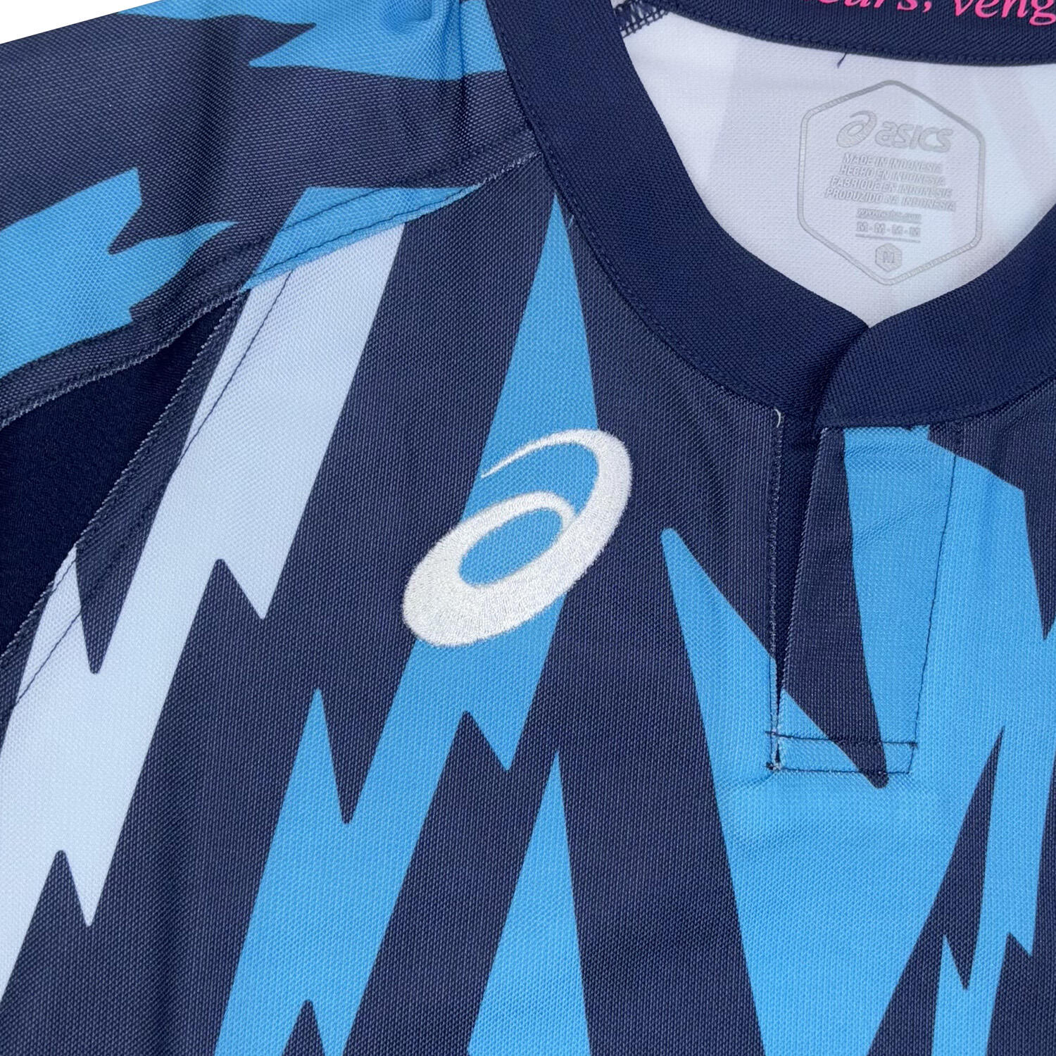 Asics Stade Francais Replica Mens Navy Rugby Shirt 4/6