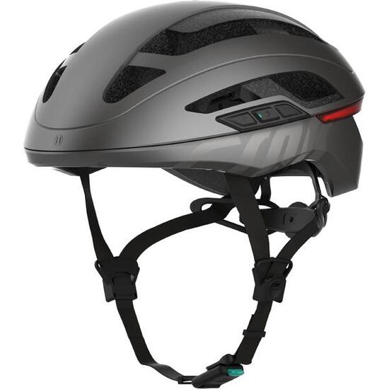 Casco smart CRNK Angler Alpha Nero Metallizzato M 55–58 cm