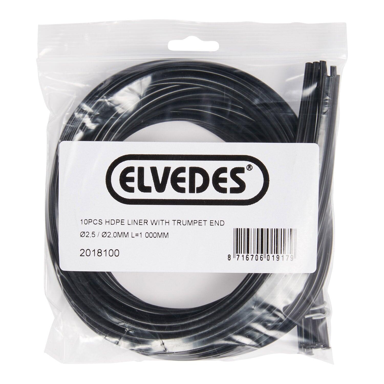 ELVEDES Elvedes HDPE Liner met trompetje 2,5/2mm - 1000mm (10 stuks)