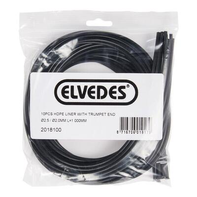 Elvedes hdpe liner met trompetje 2.5/2mm - 1000mm (10 stuks)