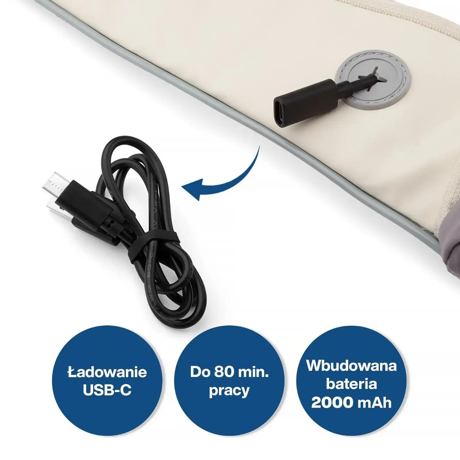 Masażer ugniatający Shiatsu 3D do szyi, karku MEDIVON Sooth + Torba 4/7