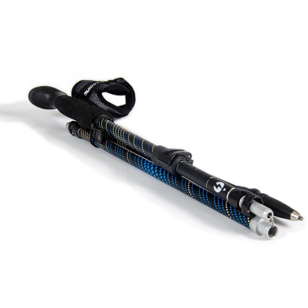 Bâton Grande Randonnée Pliable - FLASHLOCK ALU MK2 - EMERAUDE 4/5