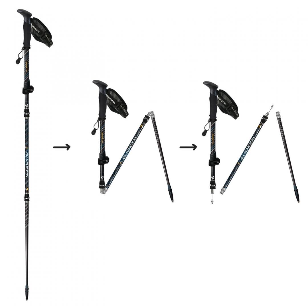 Bâton Grande Randonnée Pliable - FLASHLOCK ALU MK2 - EMERAUDE 2/5