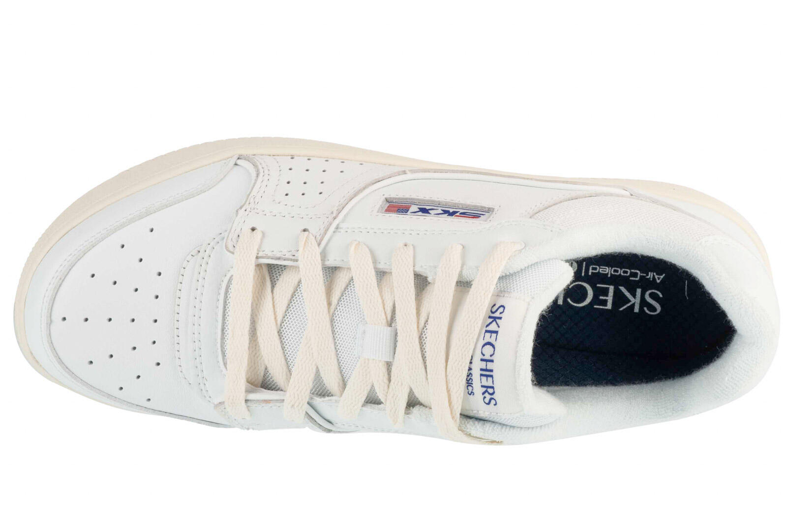 Chaussures Hommes Skechers Court 2.0 blanc 3/5
