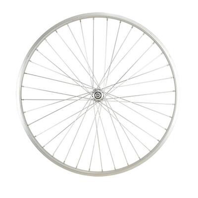 Ruota anteriore per bici con dado asse solido cerchio in alluminio Velox 650 X