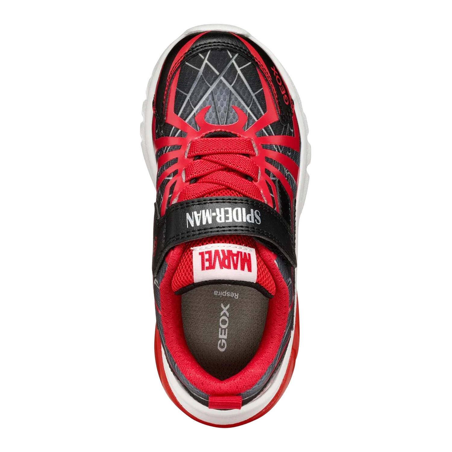 Boys Ciberdron Trainers (Black/Red) 4/4