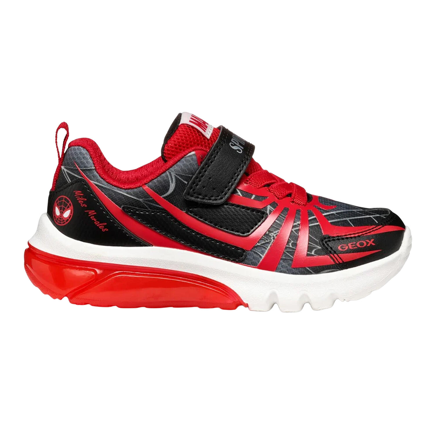 Boys Ciberdron Trainers (Black/Red) 3/4