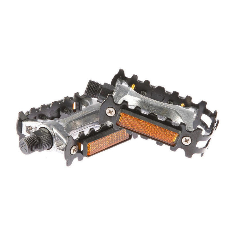 Pédales de plateforme en aluminium 9/16 pouces VTT argent      2699€    TECORA Pédales de plateforme en aluminium 9/16 pouces VTT argentCe produit n'est pas disponible en ligne, vérifiez le stock en magasin   