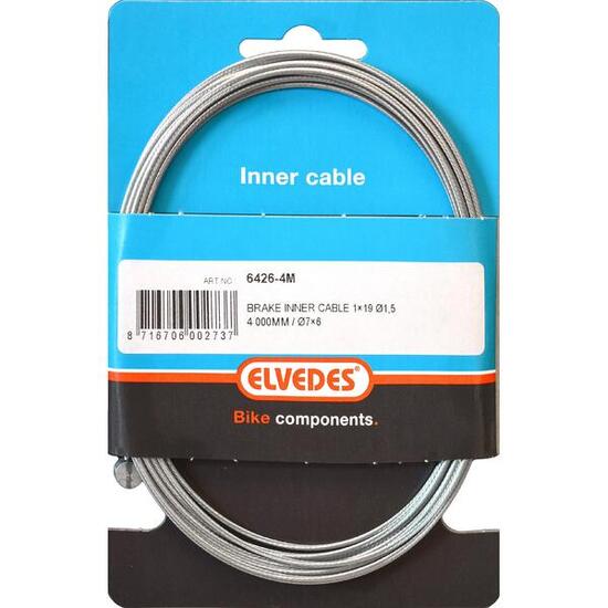 Elvedes Rem Binnenkabel tandem 4000mmm achter t-nippel 6426-4m