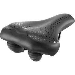 Selle Monte Grappa Asola 6200 Gel Plus Élastomère Rail Noir