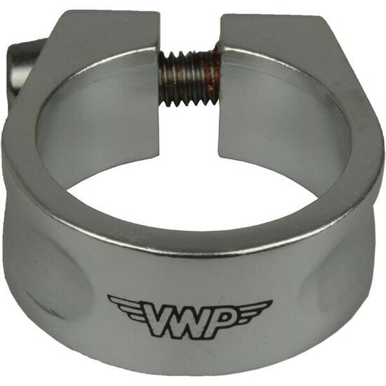 VWP Collier de Selle 28,6 mm Aluminium Argent
