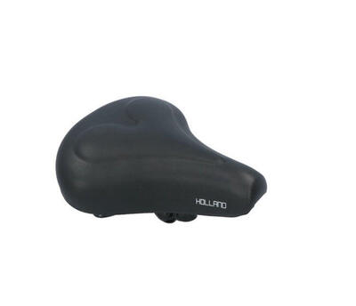 Dresco Holland Gel Fahrradsattel Schwarz - Komfortabler Unisex Sattel