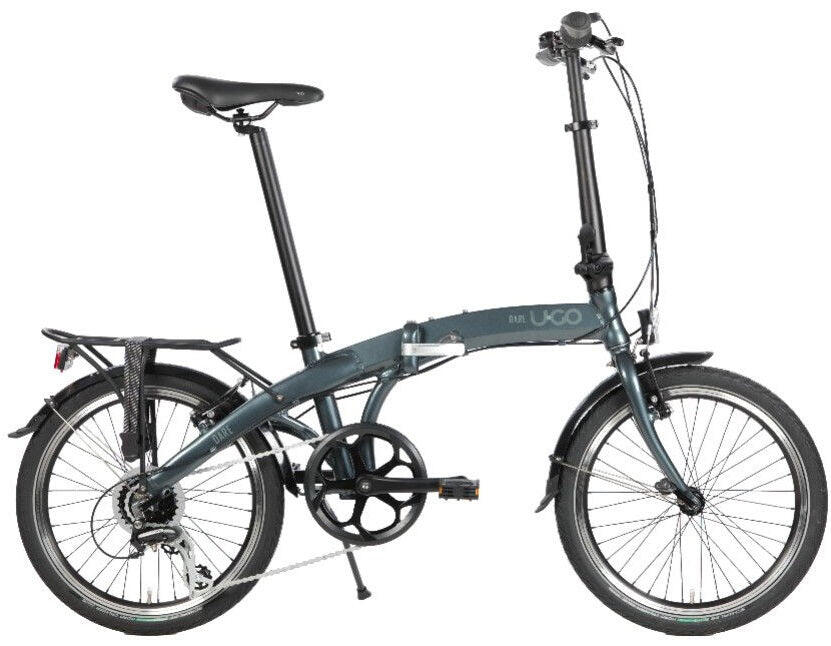 Ugo Dare D7 bicicleta plegable 20" 7 velocidades freno V - gris océano 1/4