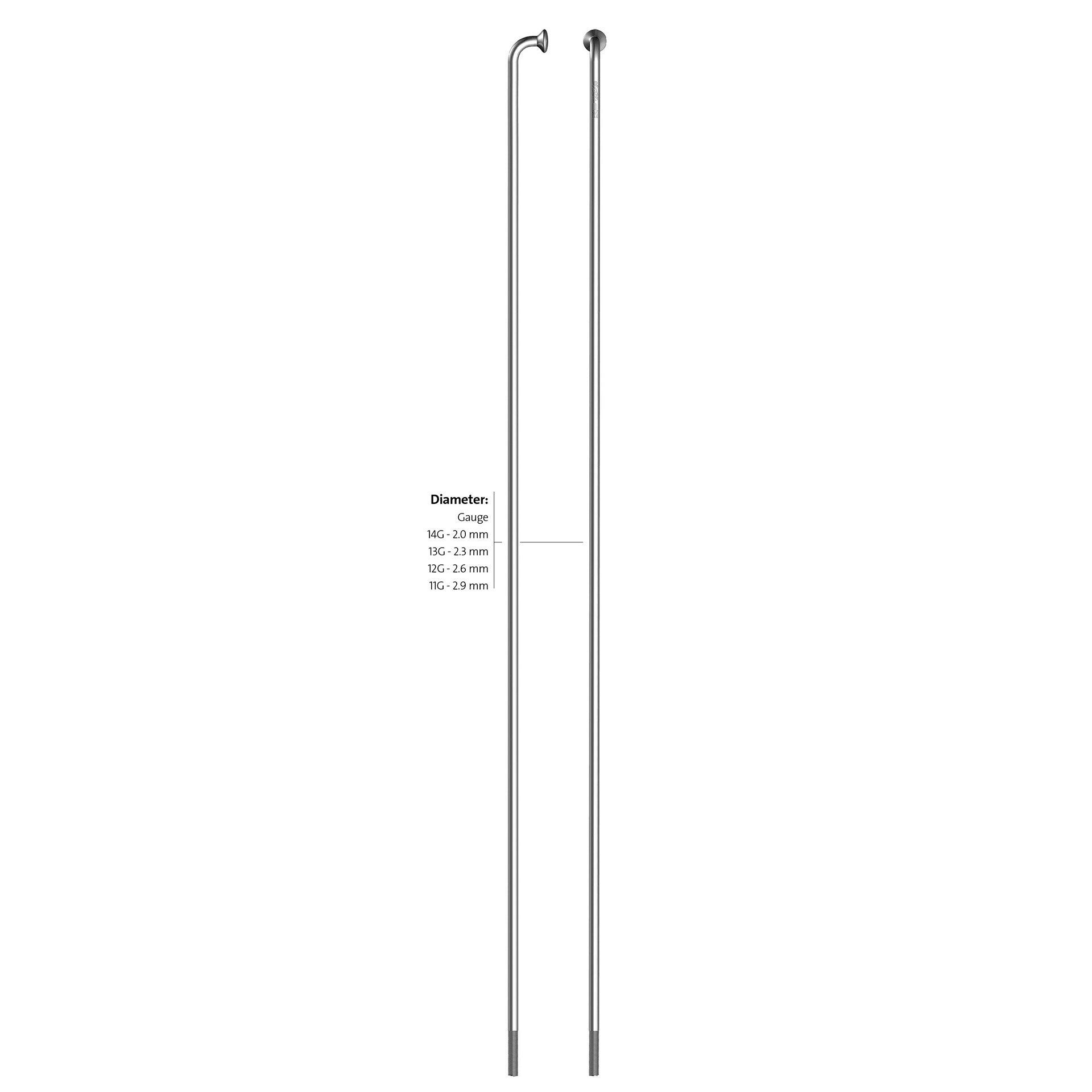 Alpina - Alpina Spaak 14x268 Galvanisé Par Gros Sans Mamelons - Rayon Roue - Taille Unique - Decathlon