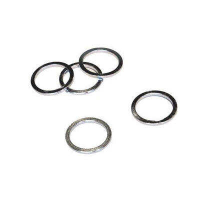 Vwp balhoofdtussenring spacer aluminium 3mm 1.1 8 zilver p 5