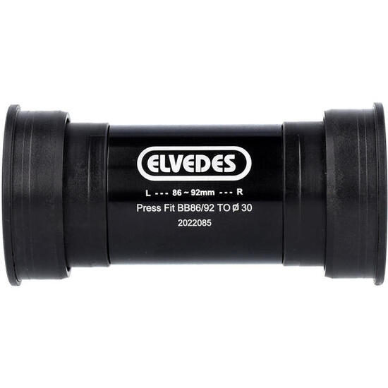 Support de pédalier Elvedes PressFit BB86 92 41 mm pour 30 mm
