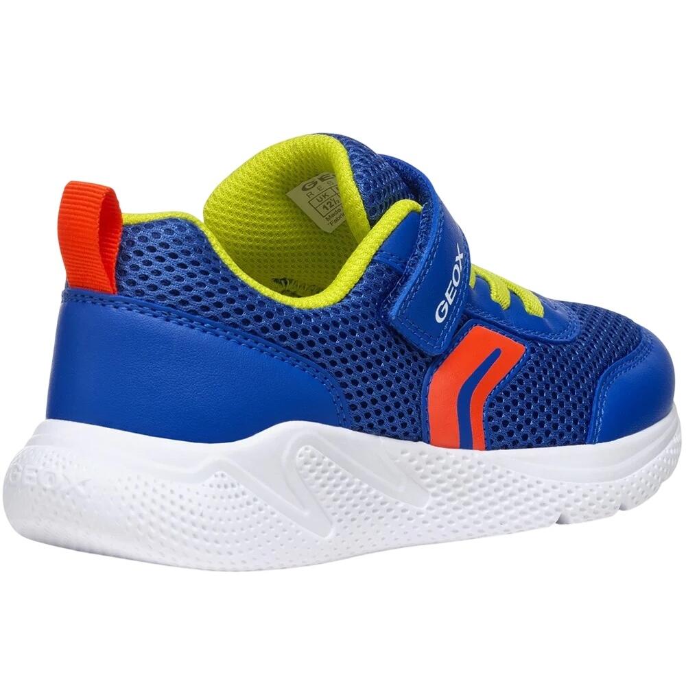 Boys J Sprintye Trainers (Royal Blue/Red) 2/4
