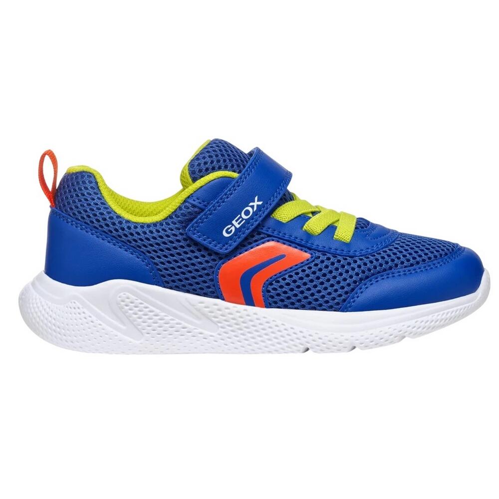 Boys J Sprintye Trainers (Royal Blue/Red) 3/4