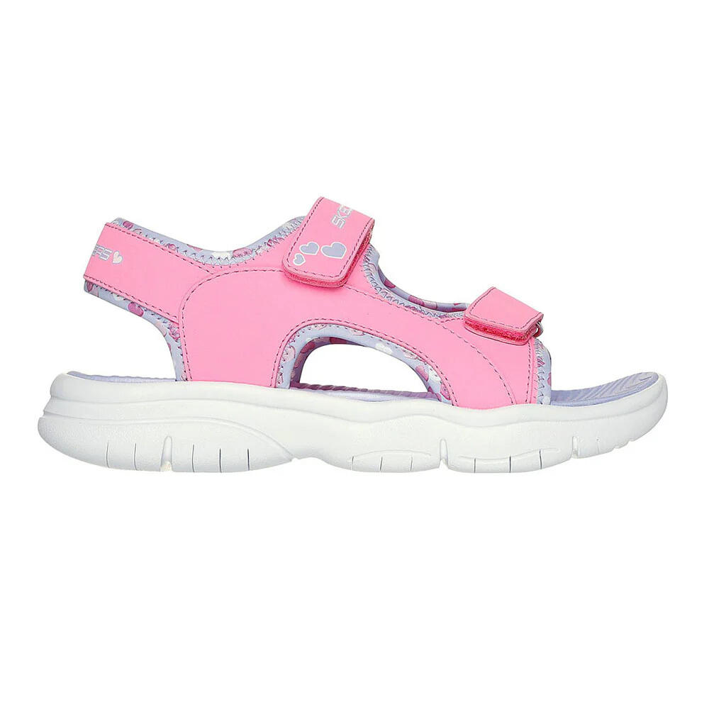 Skechers - Sandales Fille Skechers Flex Splash-heart Galore - Sandales - Rose - Decathlon
