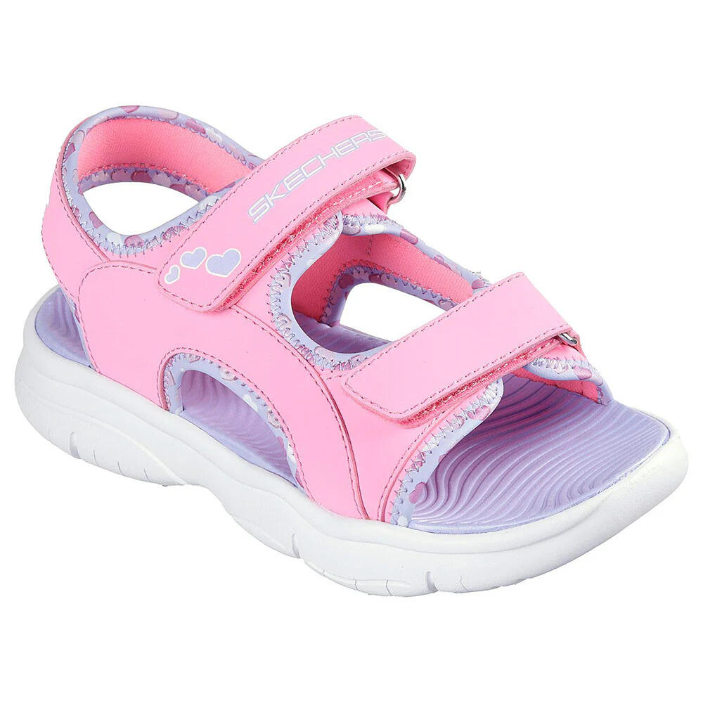 Sandali da bambina Skechers Flex Splash-Heart Galore 3/5