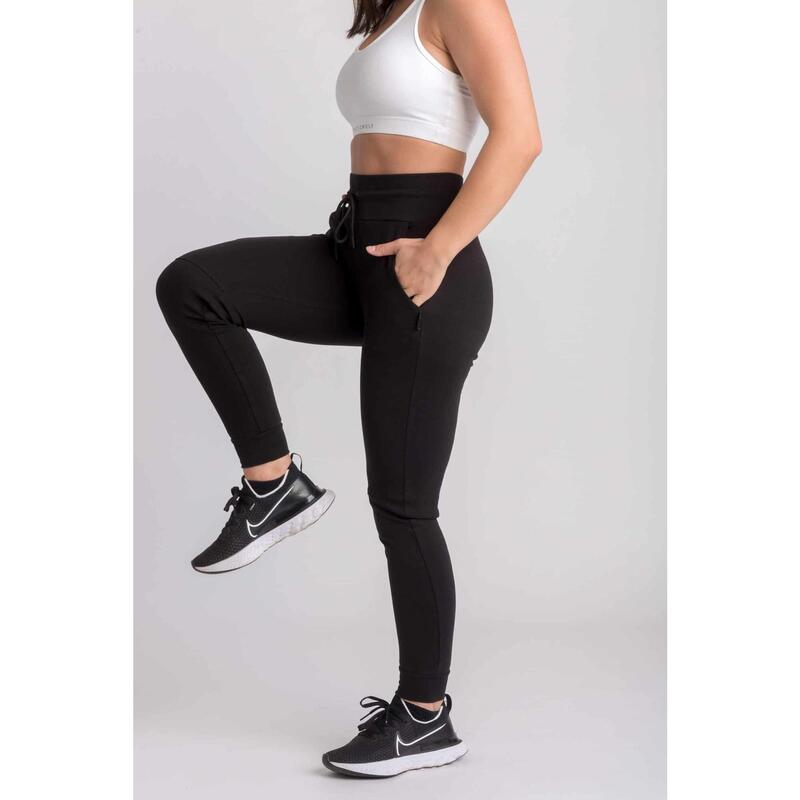 naranja Gemidos agencia Joggers Premium - Fitness - Mujer - Negro | Decathlon