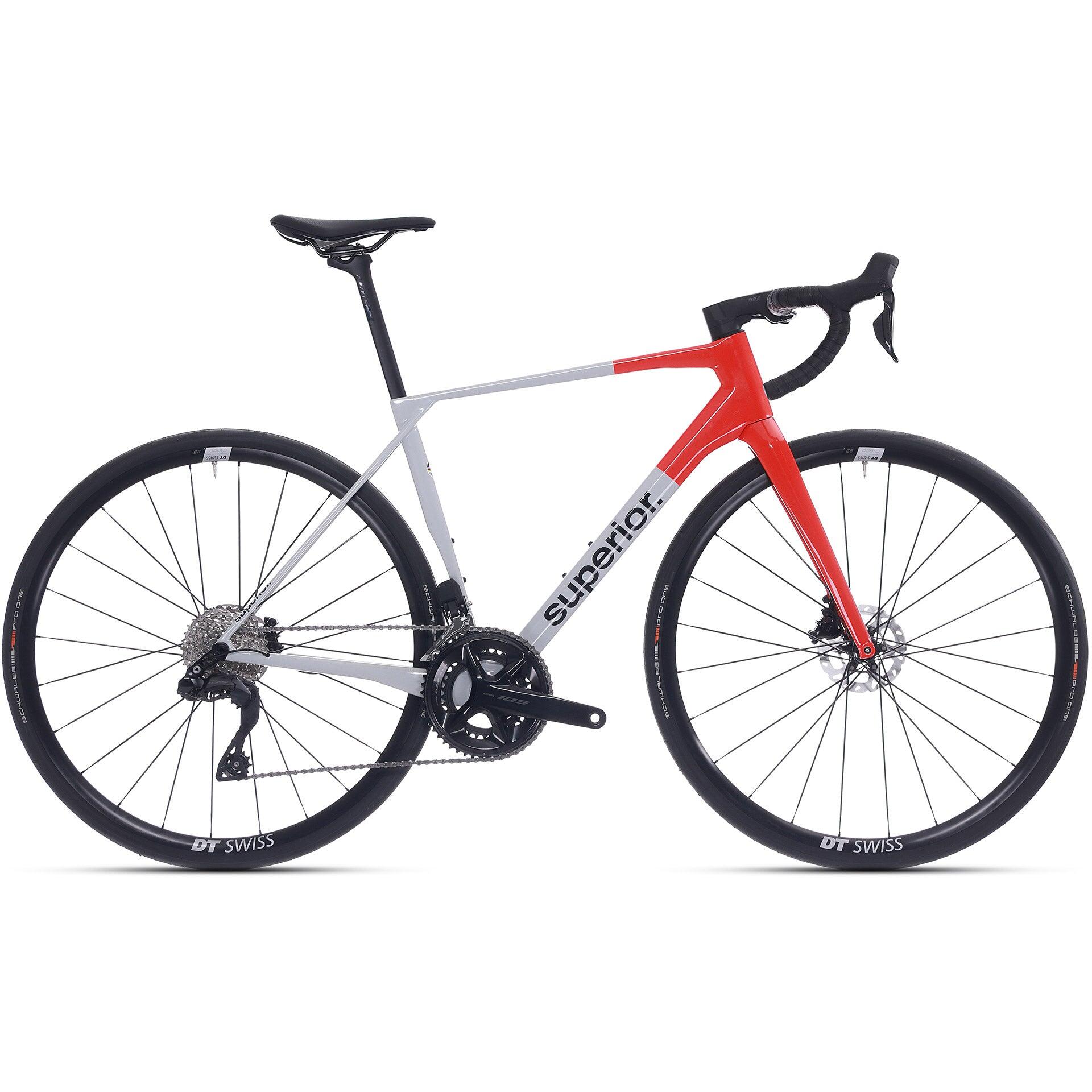 SUPERIOR Superieure X-Road 9.5 GF Gravelbike 700CX54CM Grijs Oranje Rood