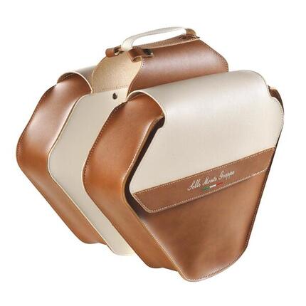 Selle Monte Grappa Monte grappa dubbele tas 17,5l fashion skay honey/cream