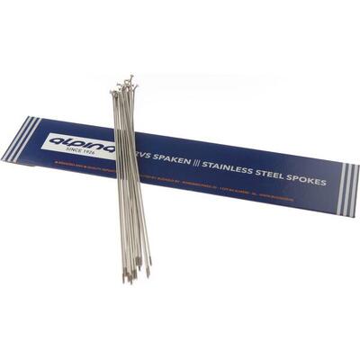 Nipples per raggi Alpina in acciaio inox 276 mm set 18 argento.