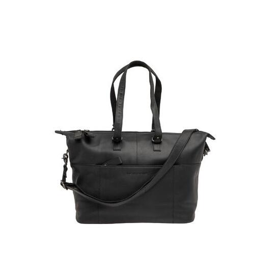Sacoche pour ordinateur portable Newlooxs Verla 21L en cuir noir