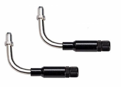 Elvedes verstelbare v-brake hoekstukken 90° rvs (2 stuks)