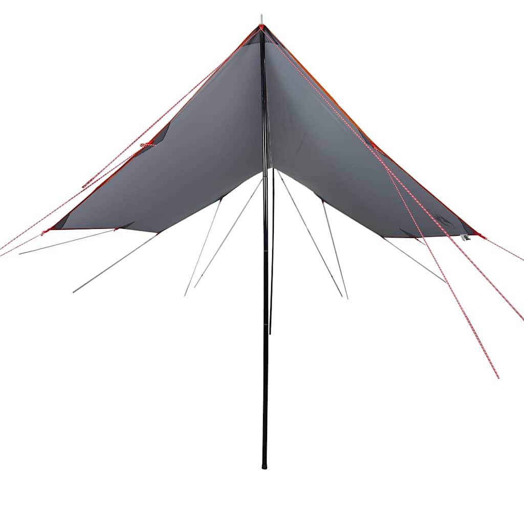 Vidaxl Abri de Camping Imperméable 460x305x210 cm Gris et Orange 3/7