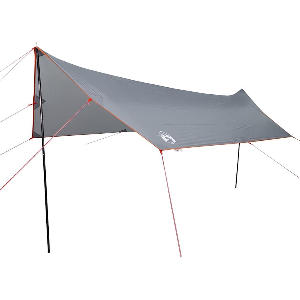 Vidaxl Abri de Camping Imperméable 460x305x210 cm Gris et Orange 2/7