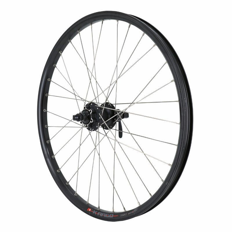 VELOX Wiel - e-bike achter dubbelwandig met oogjes 6-gaats cassette naaf slot (verster