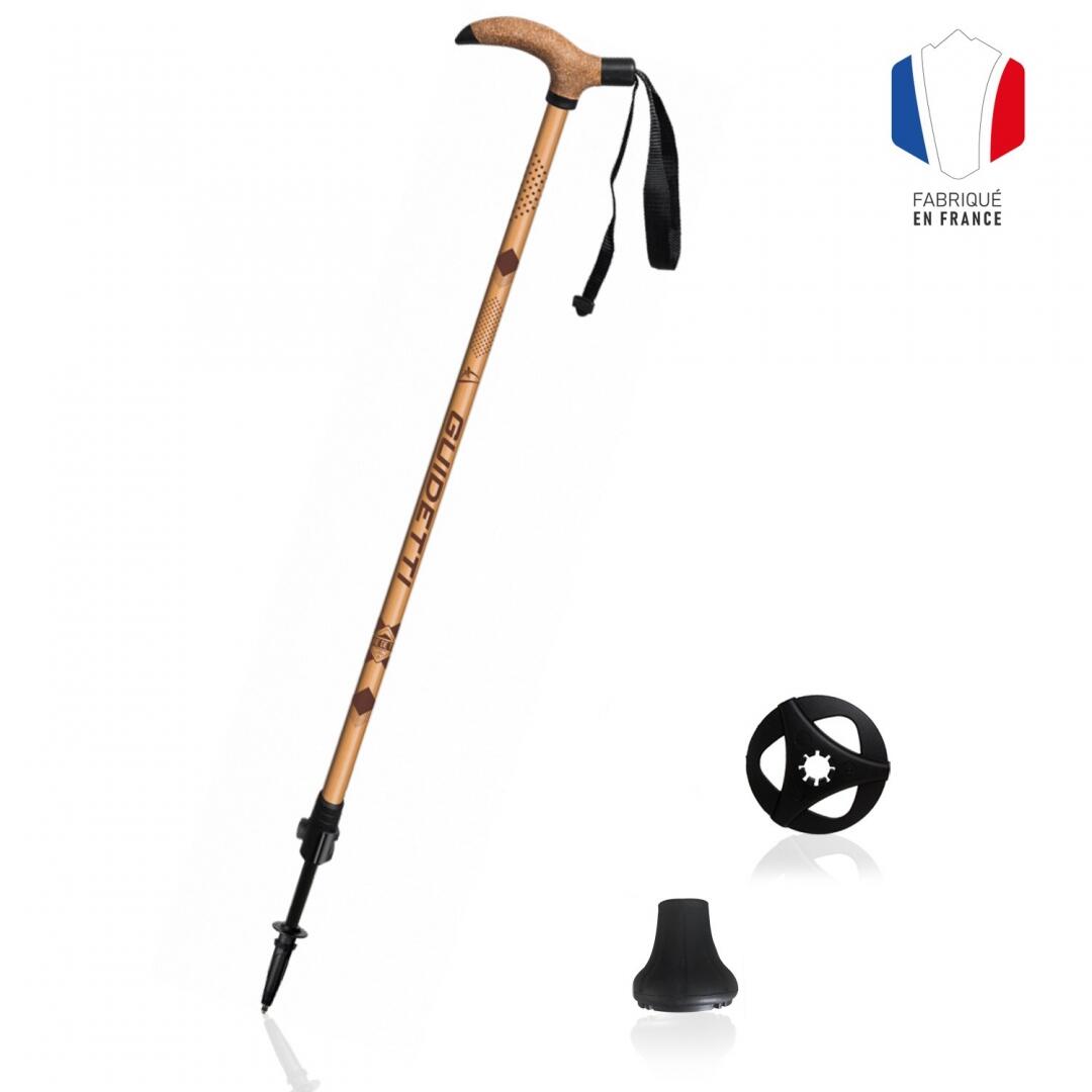 Canne téléscopique - TERRE DE TREK - Carbone/Bois 1/6