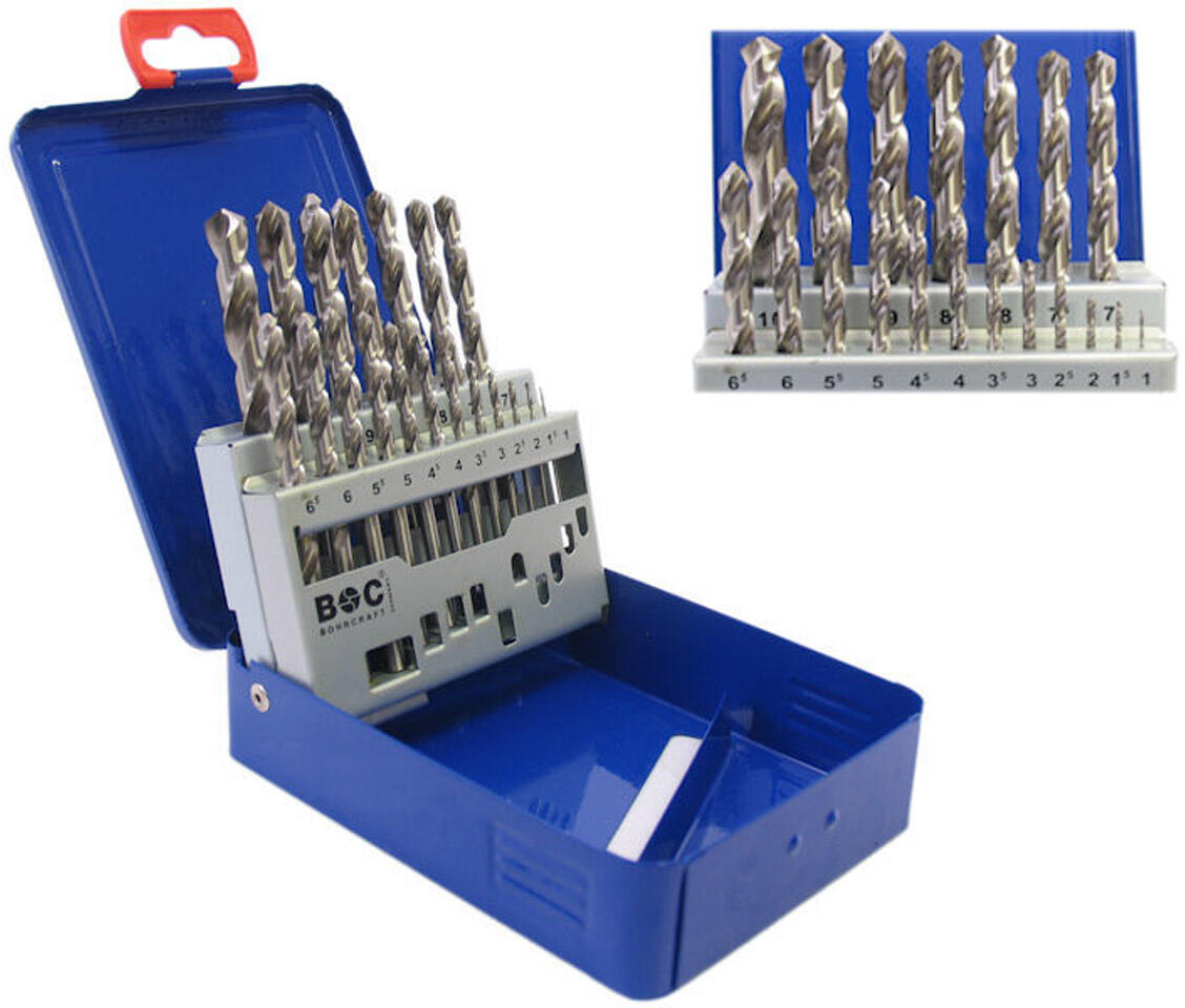 HSS Boor Set 19-delig in Praktische PVC Doos 2/2