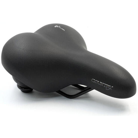 Selle Royal Country Relaxed Gel - Selle noire confortable.