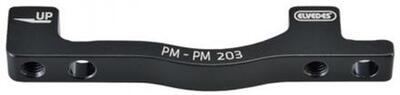 Elvedes adattatore pinza PM-PM per disco 203 mm alluminio nero.