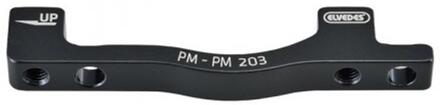 Elvedes adattatore pinza PM-PM per disco 203 mm alluminio nero.