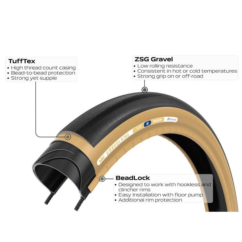 Pneu Gravel Panaracer Gravelking TLC
